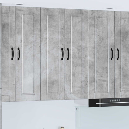 Mobile da cucina con porta Grigio cemento 60 x 31 x 100 cm