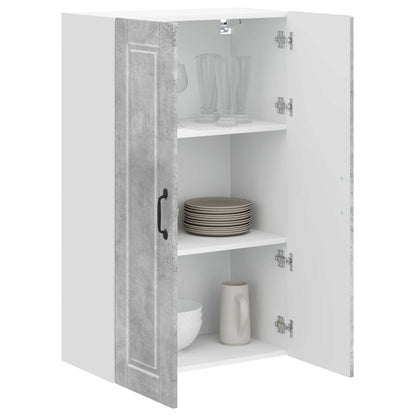 Mobile da cucina con porta Grigio cemento 60 x 31 x 100 cm