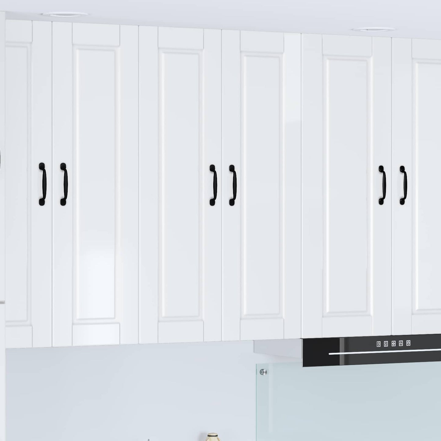 Mobile da cucina con lo scaffale Bianco Lucido 60 x 31 x 100 cm