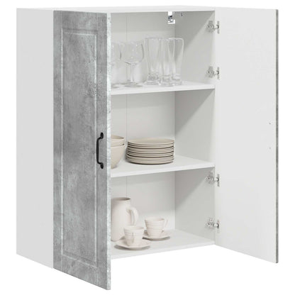 Mobile da cucina con porta Grigio cemento 80 x 31 x 100 cm