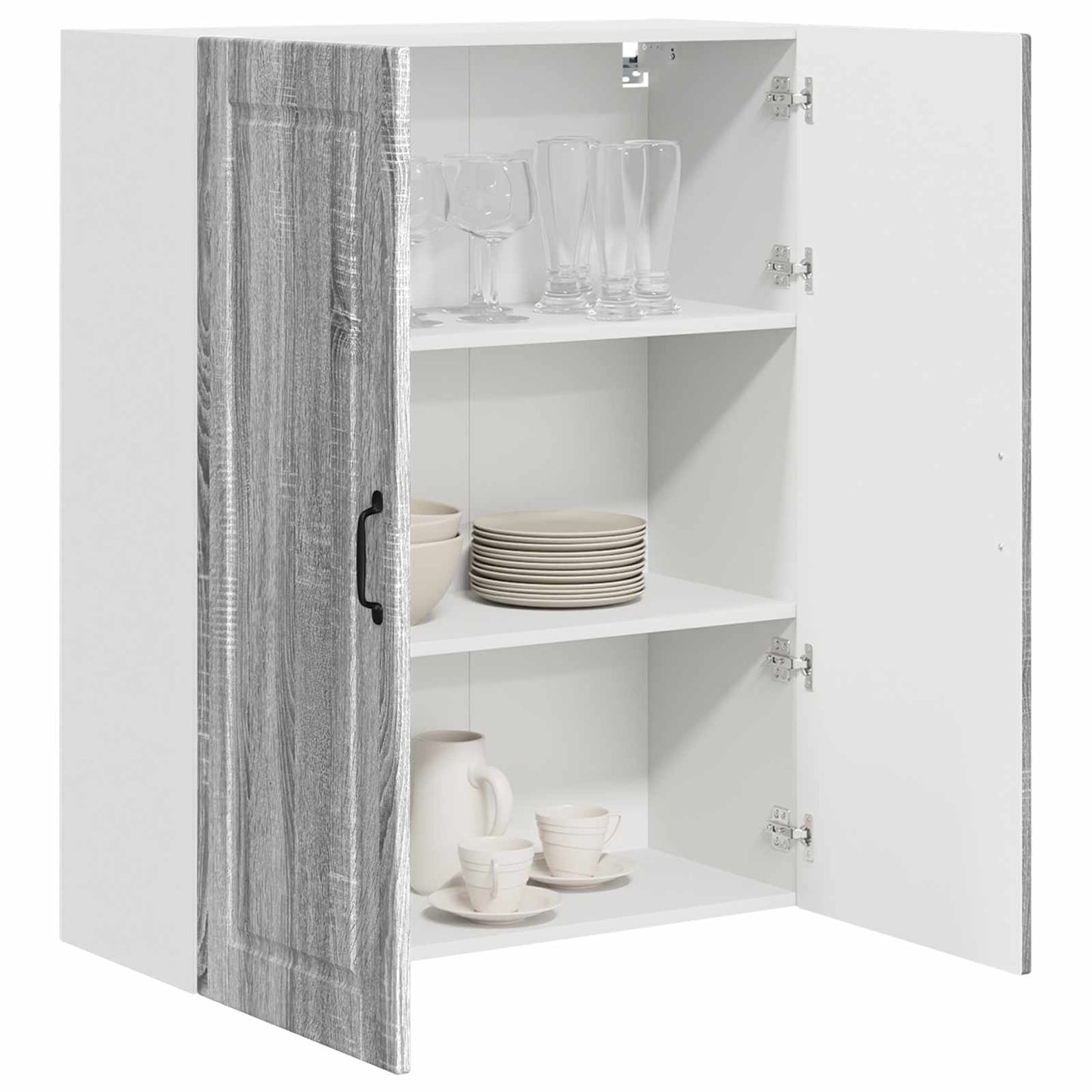 Mobile da cucina con lo scaffale Grigio Sonoma 80 x 31 x 100 cm