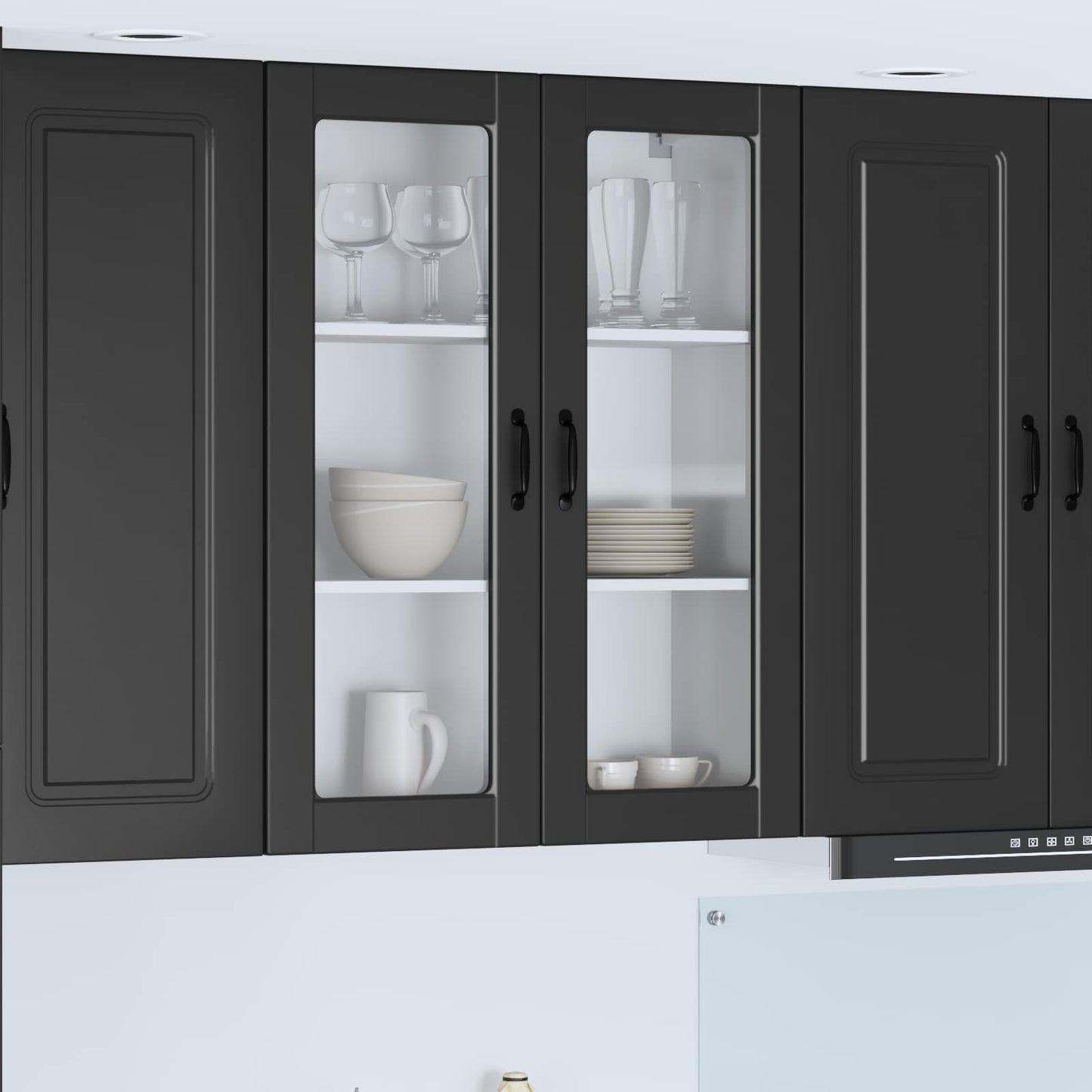 Mobile da cucina Nero 80 x 31 x 100 cm Legno multistrato
