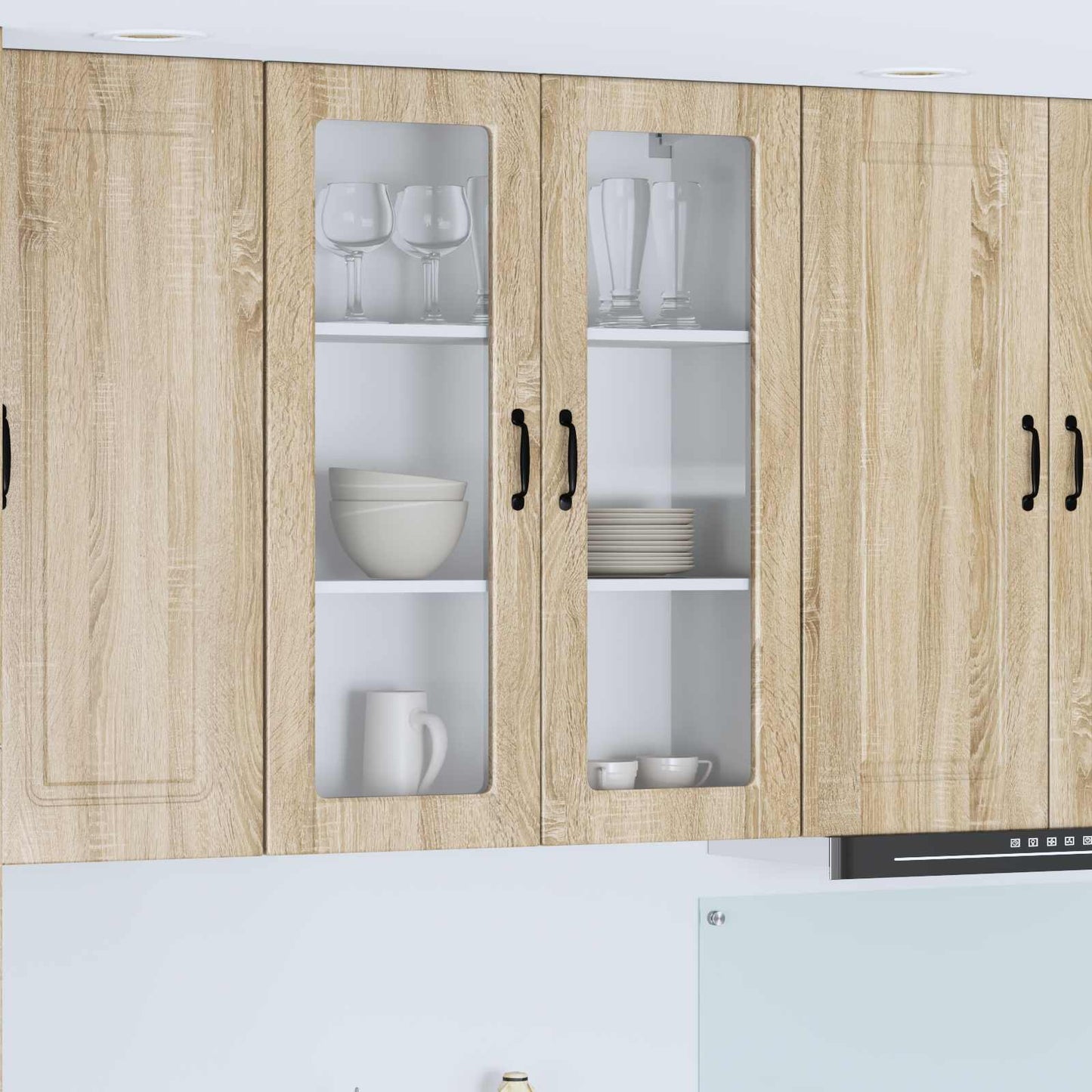 Mobile da cucina con lo scaffale Rovere Sonoma 80 x 31 x 100 cm