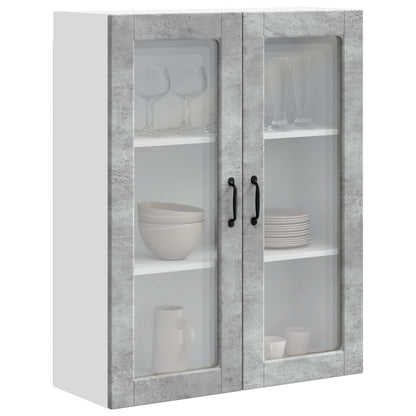Mobile da cucina con porta Grigio cemento 80 x 31 x 100 cm