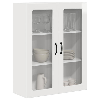 Mobile da cucina con lo scaffale Bianco Lucido 80 x 31 x 100 cm