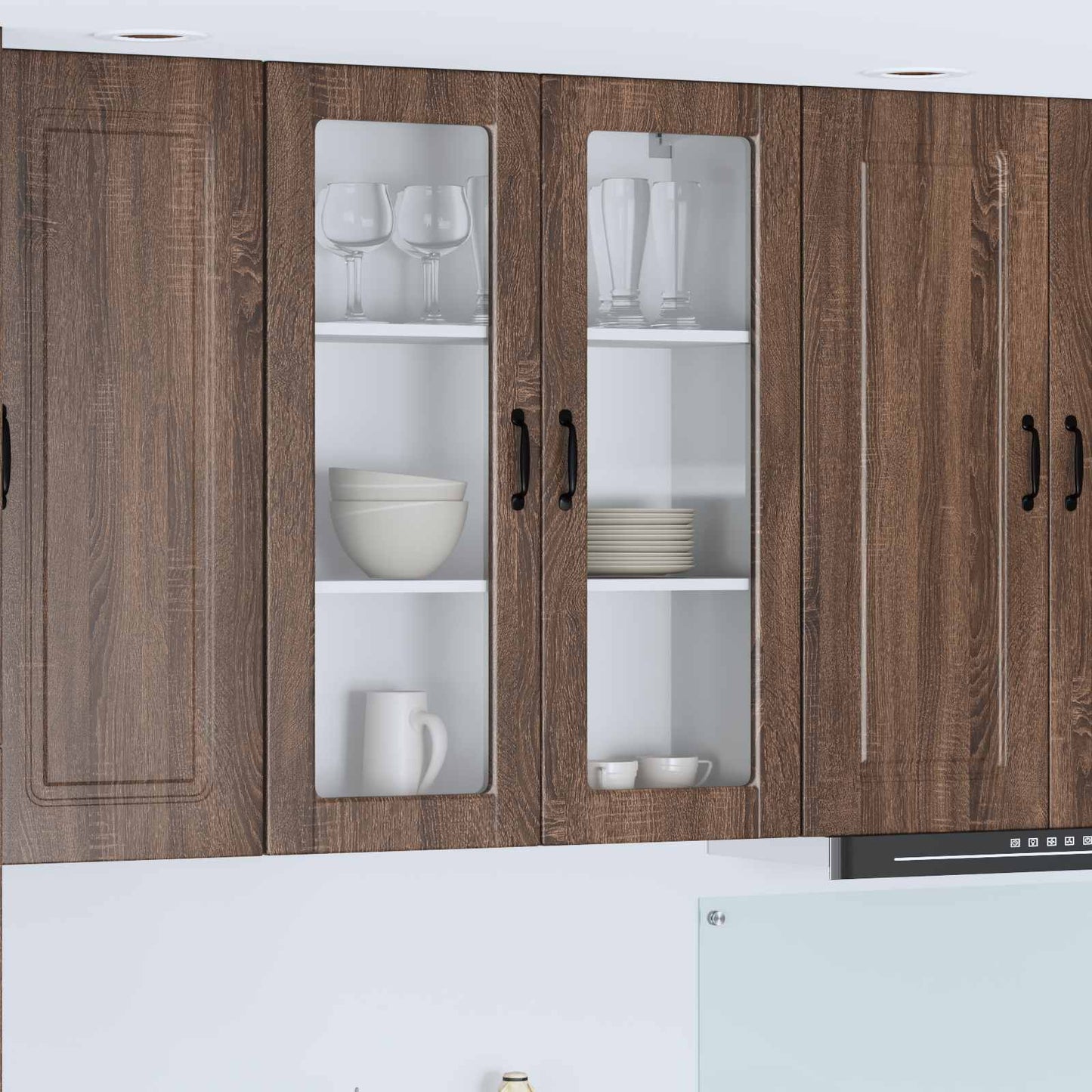 Mobile da cucina con porta Rovere Marrone 80 x 31 x 100 cm