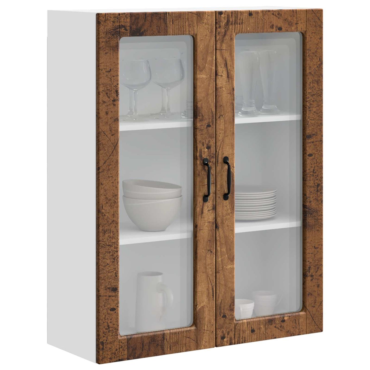 Mobile da cucina con lo scaffale Legno vecchio 80 x 31 x 100 cm