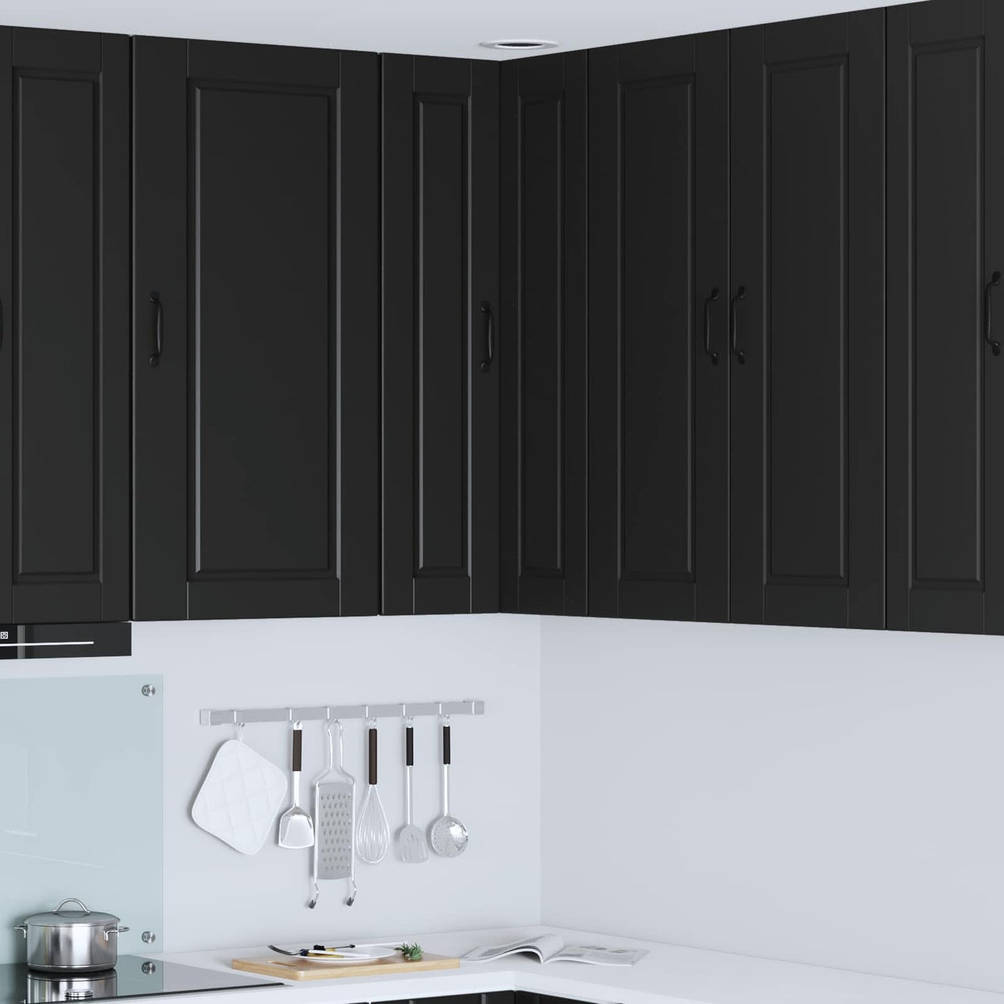 Mobile da cucina Nero 57 x 57 x 100 cm Legno multistrato