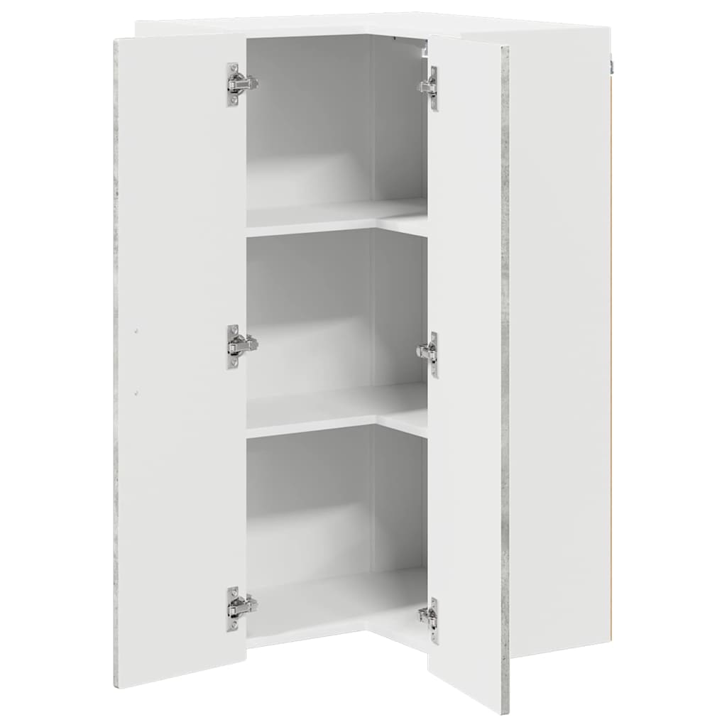 Mobile da cucina con porta Grigio cemento 57 x 57 x 100 cm