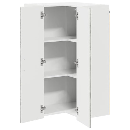 Mobile da cucina con porta Grigio cemento 57 x 57 x 100 cm