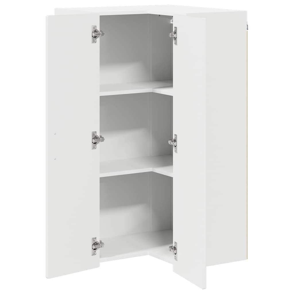Mobile da cucina con lo scaffale Bianco Lucido 57 x 57 x 100 cm