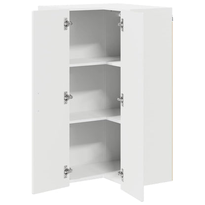 Mobile da cucina con lo scaffale Bianco Lucido 57 x 57 x 100 cm