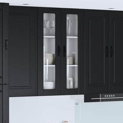 Mobile da cucina Nero 60 x 31 x 100 cm Legno multistrato