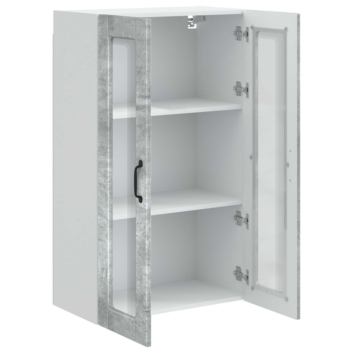 Mobile da cucina con porta Grigio cemento 60 x 31 x 100 cm