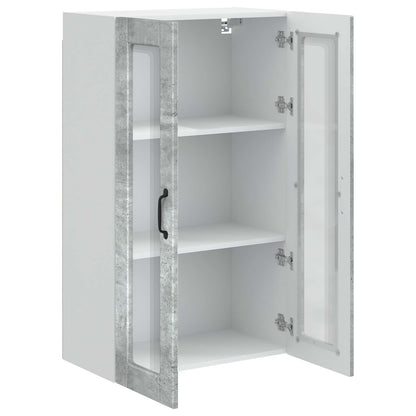 Mobile da cucina con porta Grigio cemento 60 x 31 x 100 cm