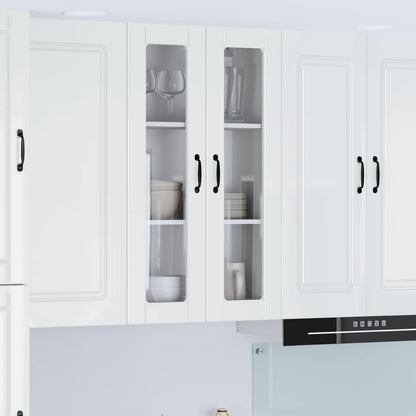 Mobile da cucina con lo scaffale Bianco Lucido 60 x 31 x 100 cm