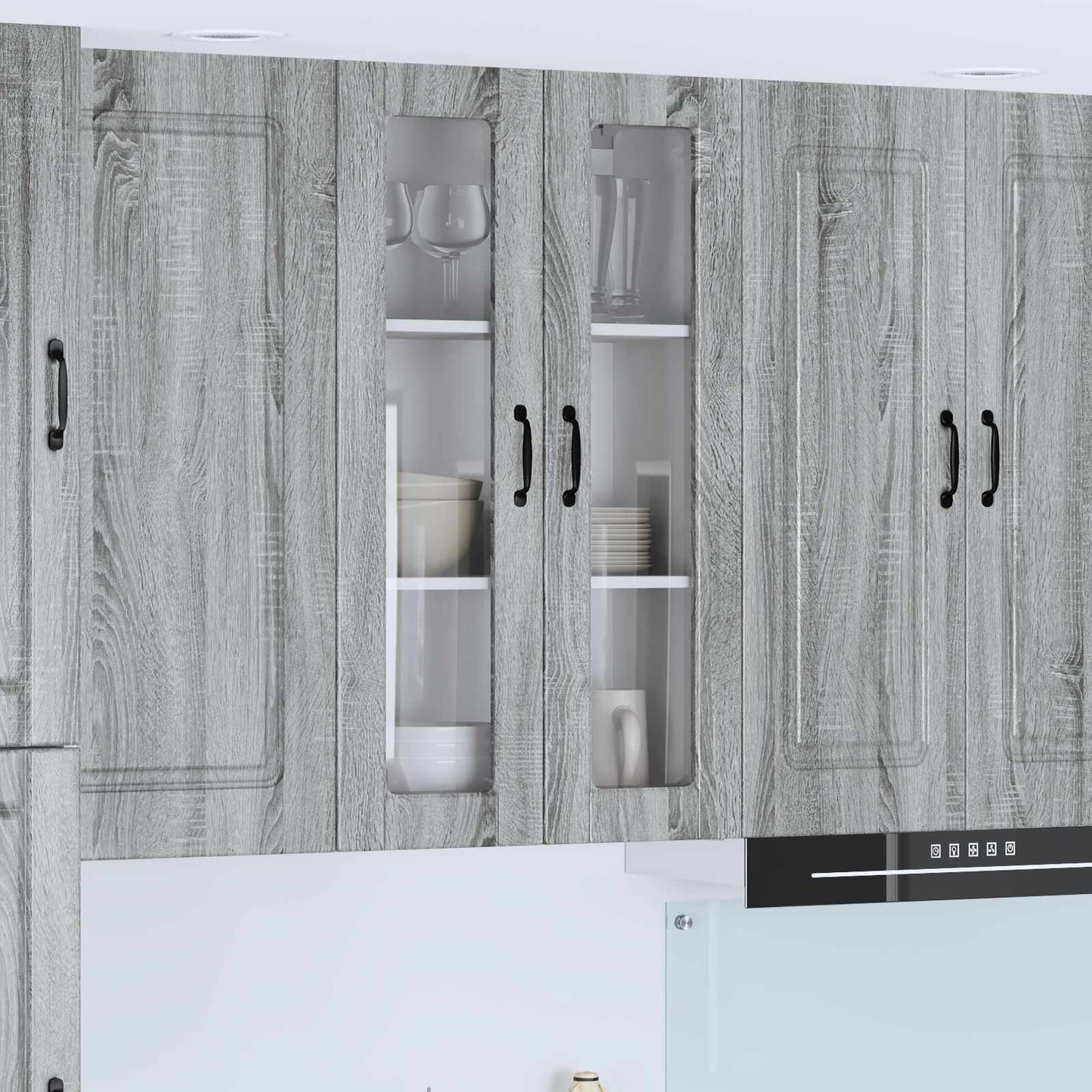 Mobile da cucina con lo scaffale Grigio Sonoma 60 x 31 x 100 cm