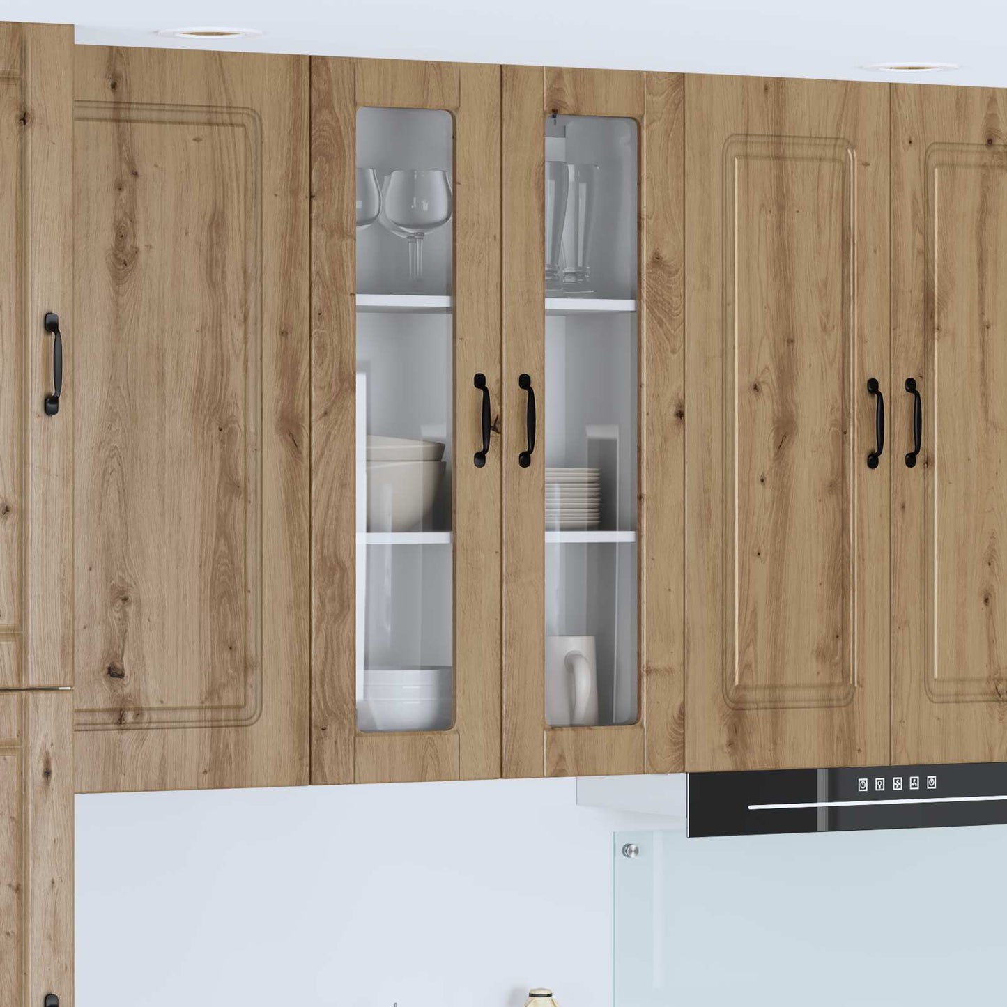 Mobile da cucina con porta Rovere artigianale 60 x 31 x 100 cm