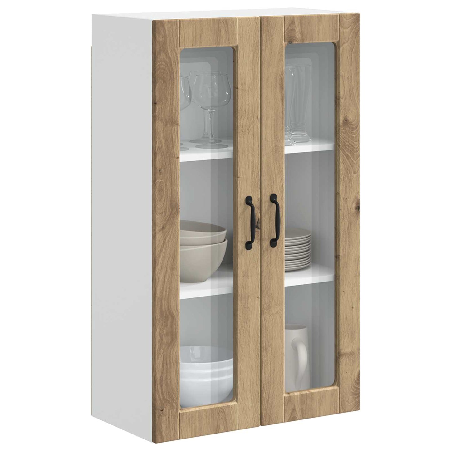 Mobile da cucina con porta Rovere artigianale 60 x 31 x 100 cm