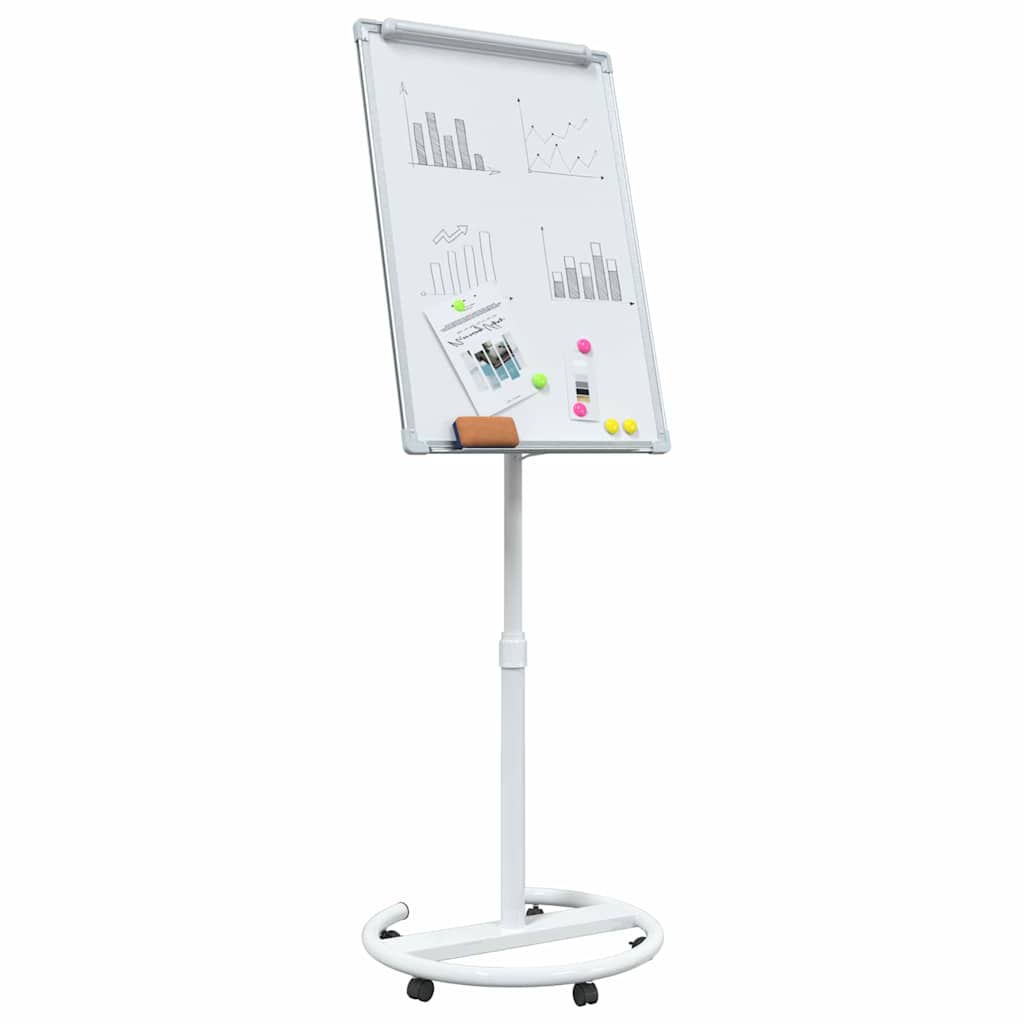 Lavagna bianca magnetica Grigio e Bianco 62 x 62,5 x 197 cm EPS