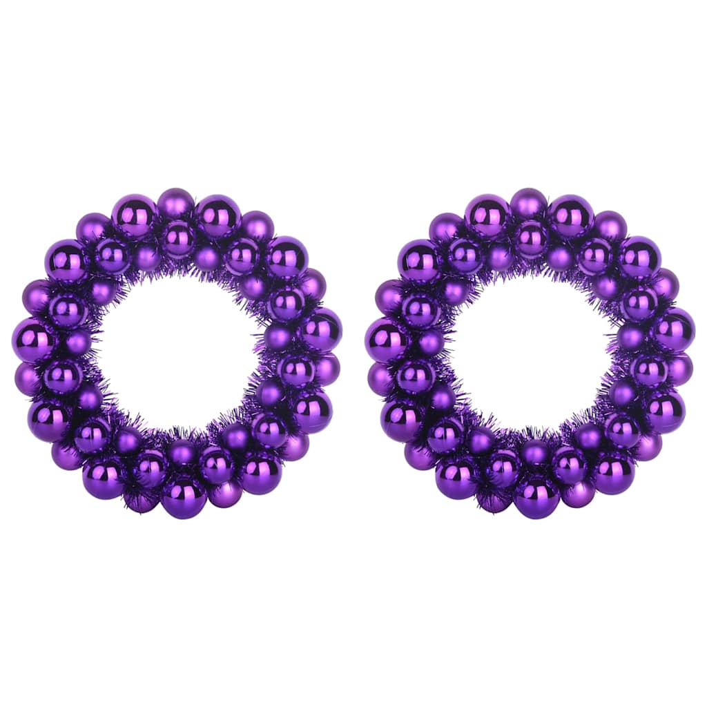 Corone di Palline di Natale 2 pcs LillÃ  33 x 33 x 7 cm