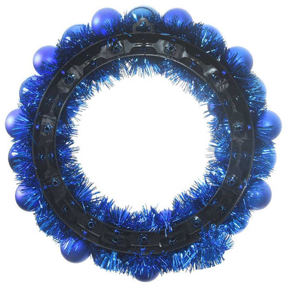 Corone di Palline di Natale 2 pcs Blu 33 x 33 x 7 cm