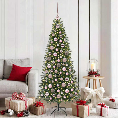 Set di Palle di Natale con 300 LED 120 pcs Rosa Plastica