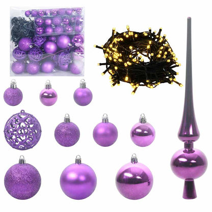 Set di Palle di Natale con 300 LED 120 pcs LillÃ  Plastica