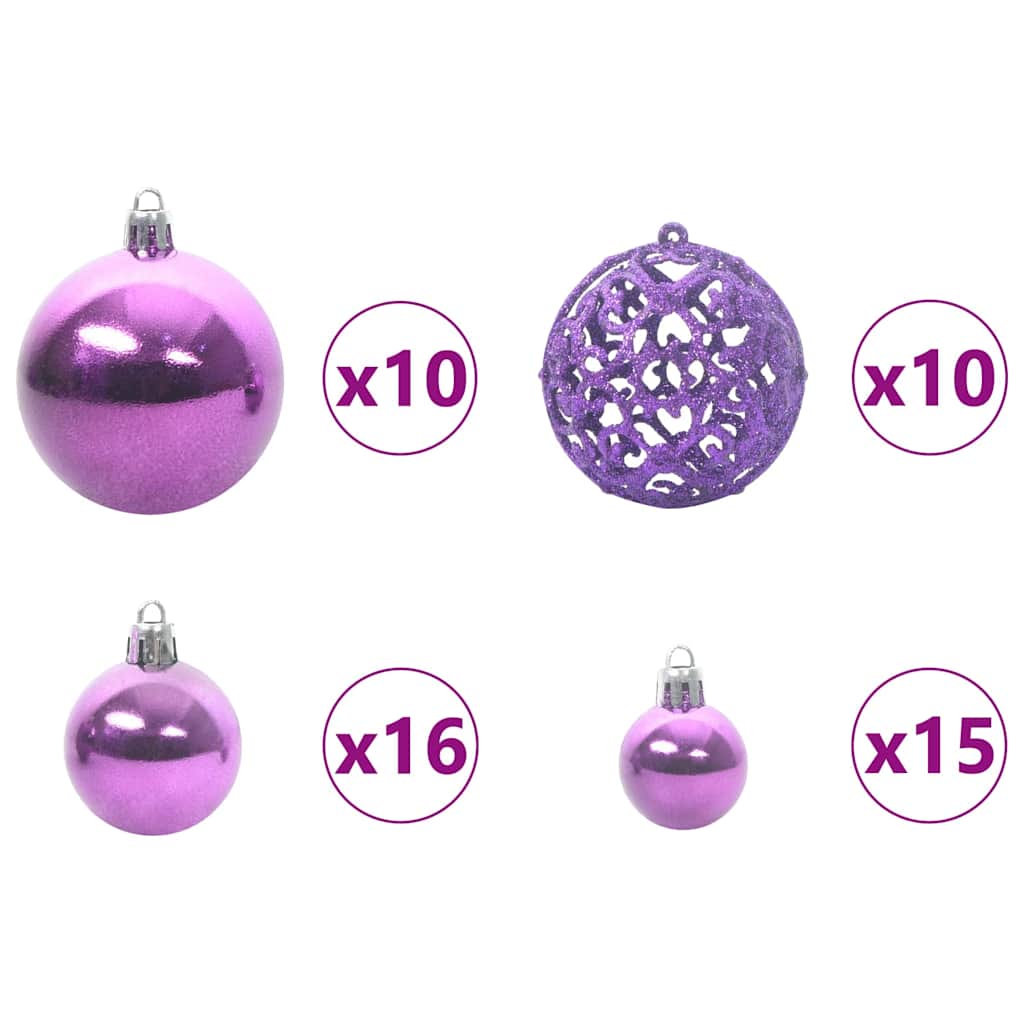 Set di Palle di Natale con 300 LED 120 pcs LillÃ  Plastica