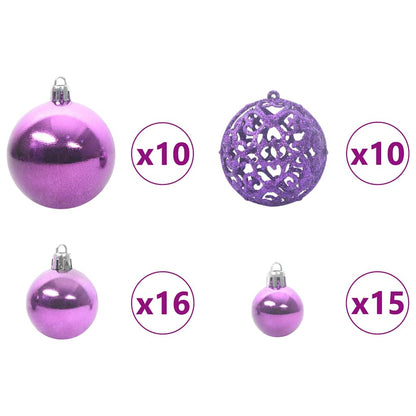 Set di Palle di Natale con 300 LED 120 pcs LillÃ  Plastica