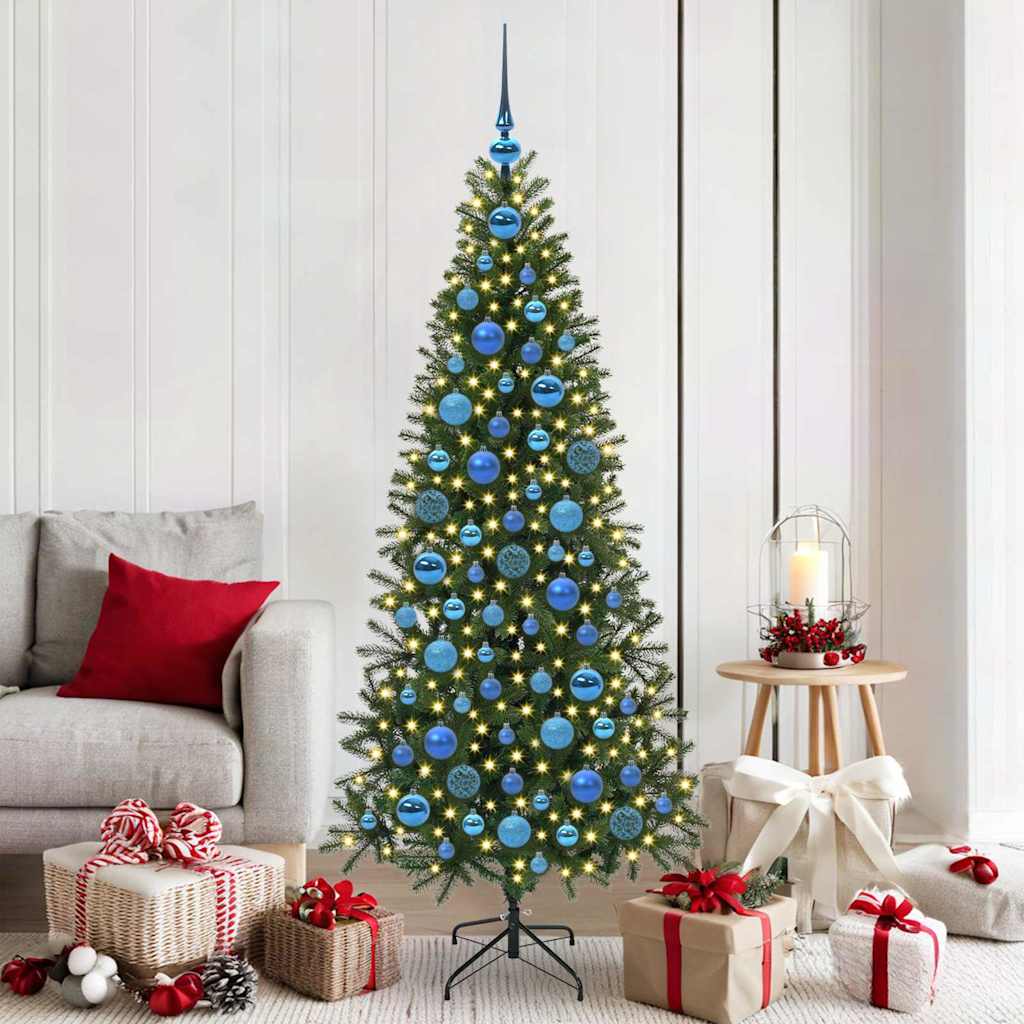 Set di Palle di Natale con 300 LED 120 pcs Blu Plastica