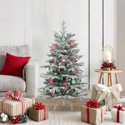 Set di Palle di Natale 40 pcs Rosso e Verde Plastica