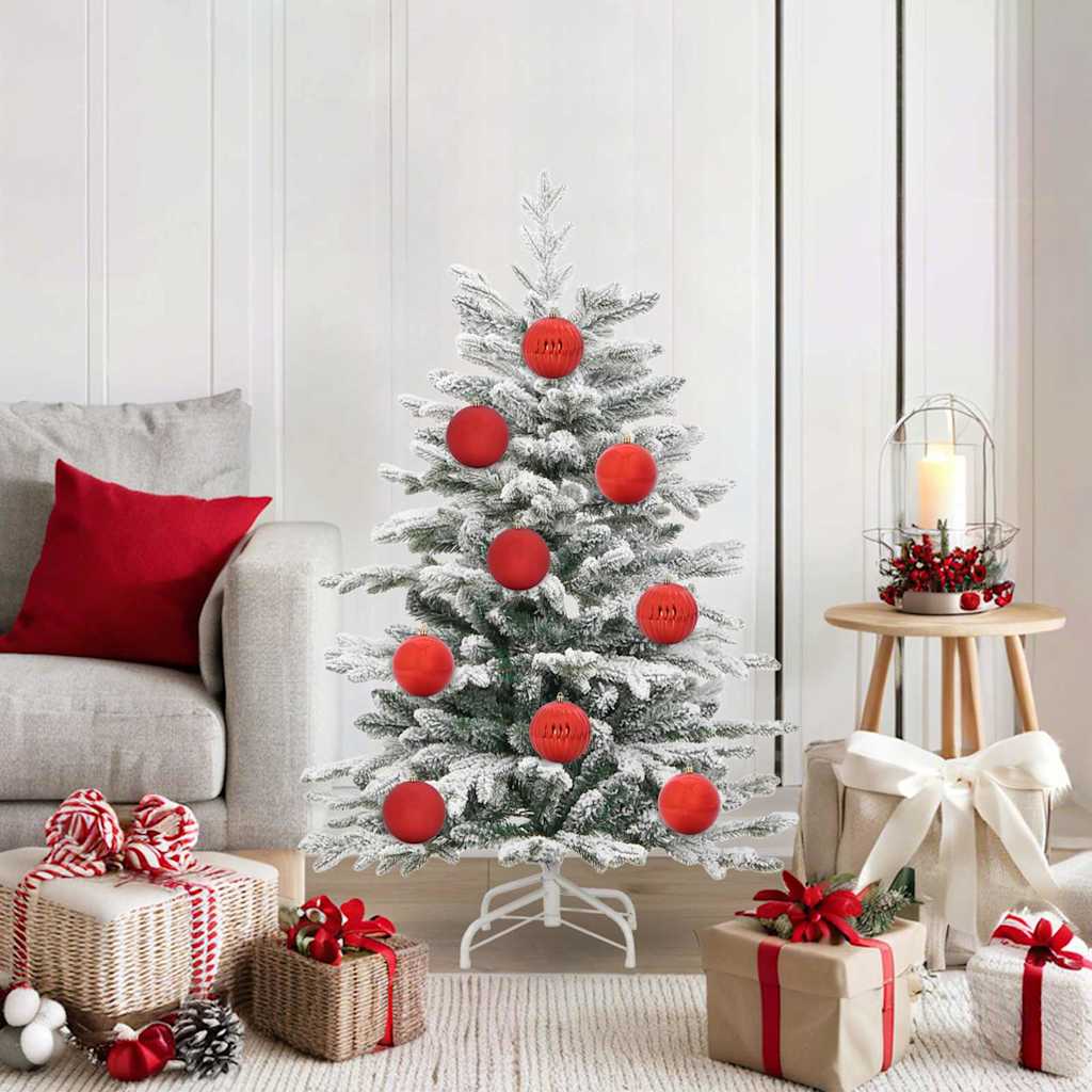 Set di Palline di Natale XL 15 pcs Rosso Plastica