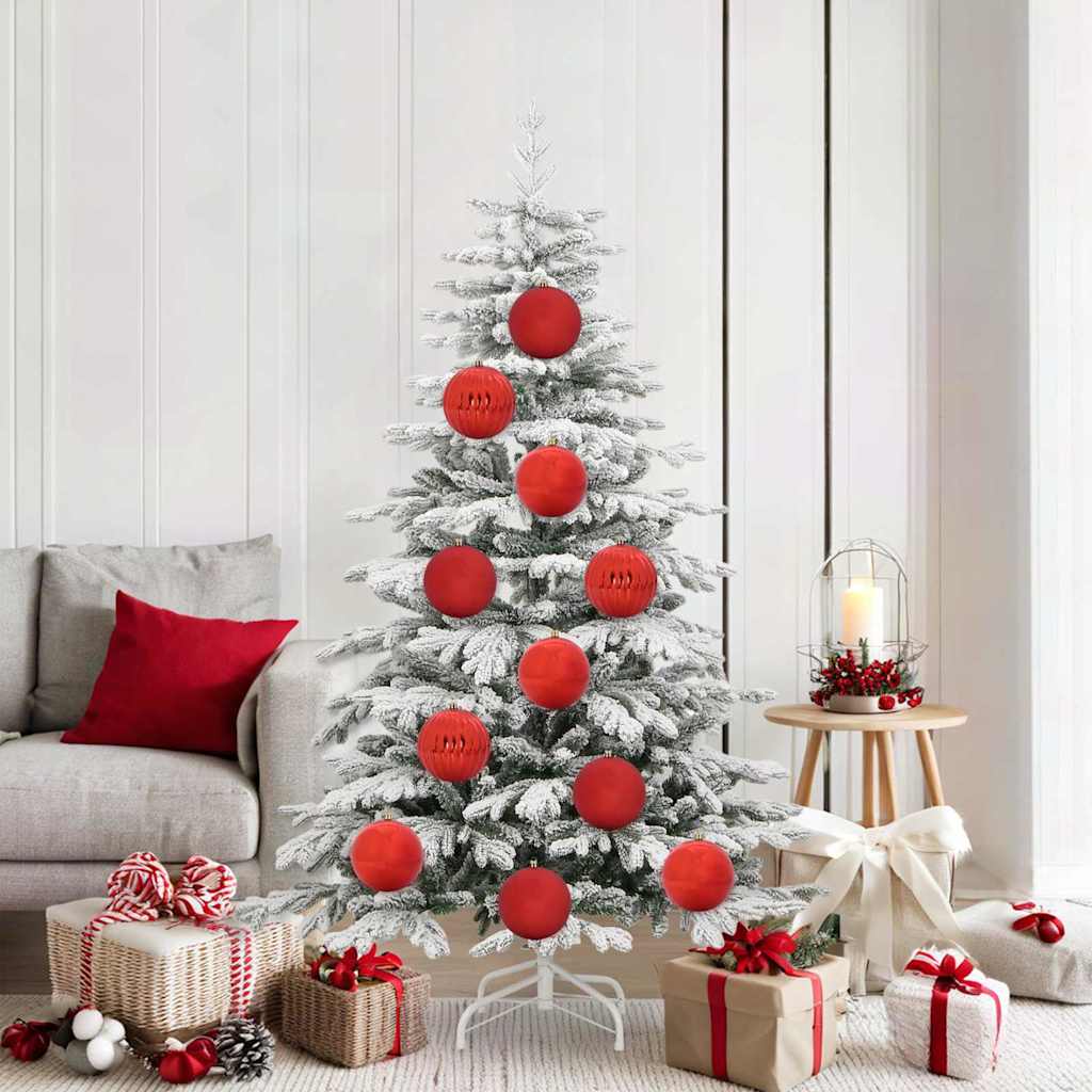 Set di palline di Natale XL 9 pcs Rosso Plastica