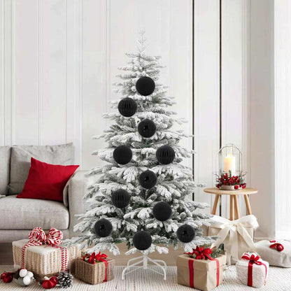 Set di Palline di Natale XL 9 pcs Nero Plastica