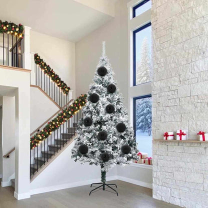 Set di Decorazioni Natalizie XXL 3 pcs Nero Plastica