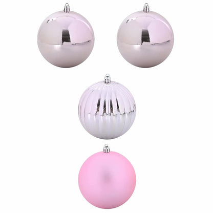 Set di palline di Natale XXL 4 pcs Rosa Plastica