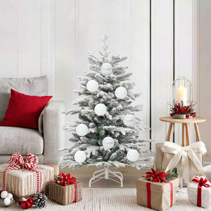 Set di palline di Natale XL 15 pcs Bianco Plastica