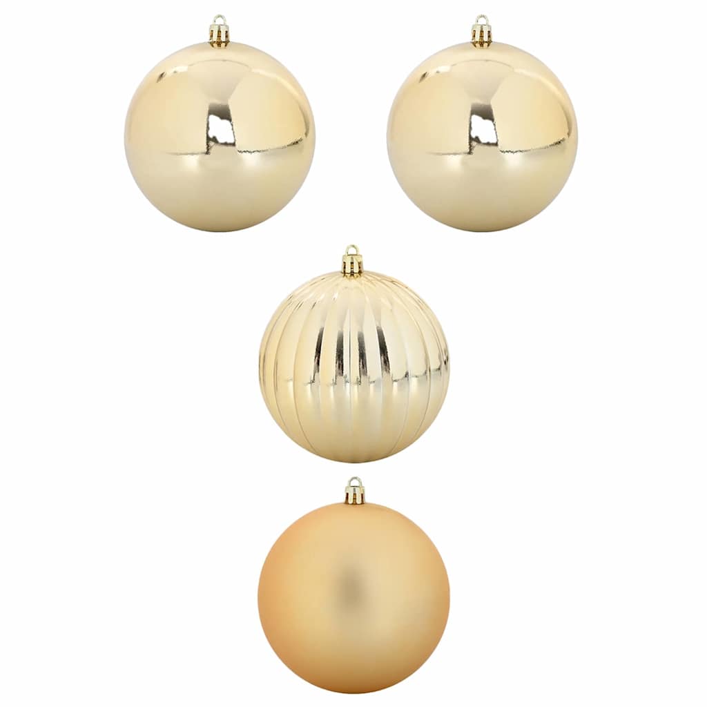 Set di palline di Natale XXL 4 pcs Oro Plastica