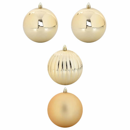 Set di palline di Natale XXL 4 pcs Oro Plastica