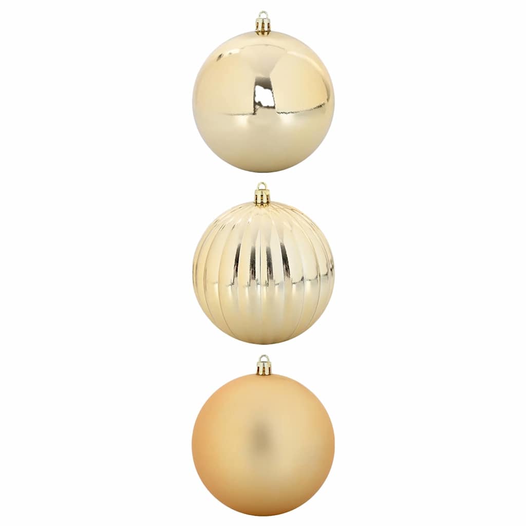 Set di palline di Natale XXL 3 pcs Oro Plastica