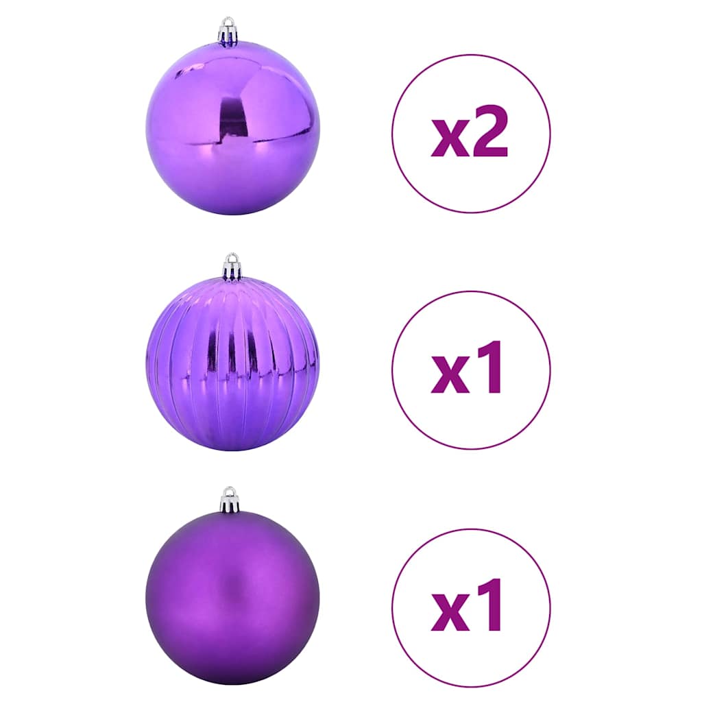 Set di palline di Natale XXL 4 pcs LillÃ  Plastica