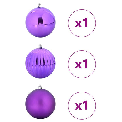 Set di Palline di Natale XXL 3 pcs LillÃ  Plastica