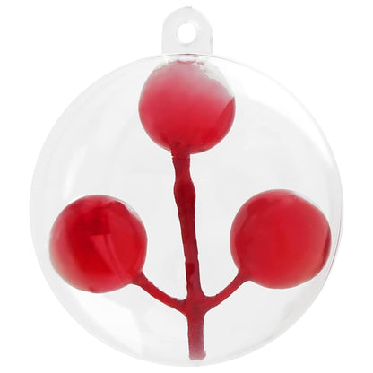 Set di Palle di Natale 200 pcs Trasparente Ã˜ 5 cm