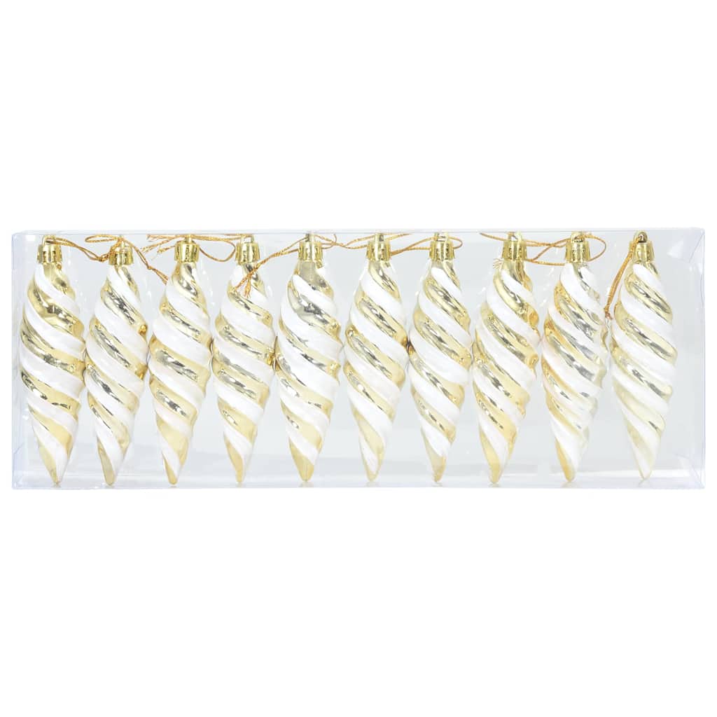 Palla a spirale di Natale 40 pcs Oro Plastica