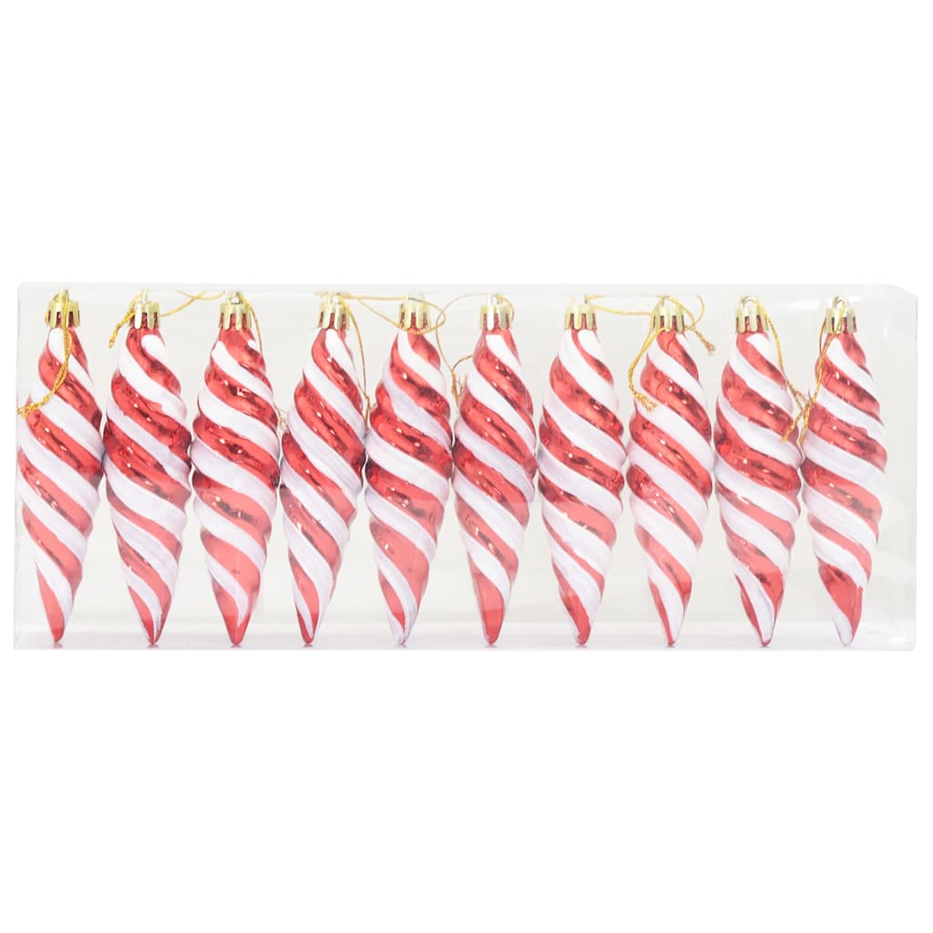 Palla a spirale di Natale 40 pcs Rosso Plastica