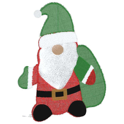 Babbo Natale Illuminato Bianco caldo 70 x 62 cm Tessuto di LamÃ¨