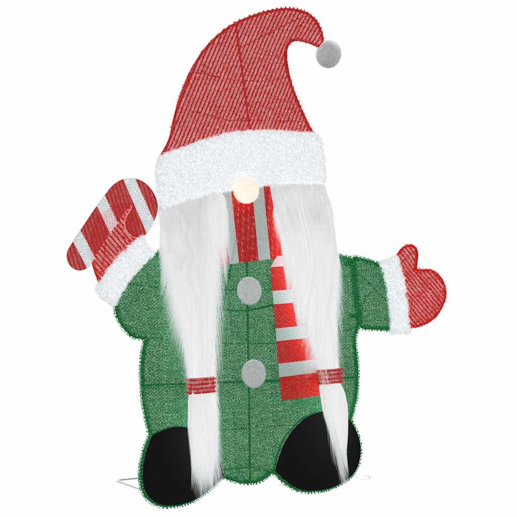 Gnomone Illuminato Bianco caldo 71 x 64 cm Tessuto di LamÃ¨