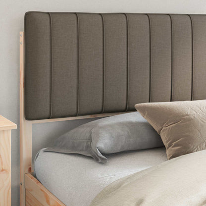 Letto con Testiera Rivestita Talpa 200 x 200 cm Pino massello