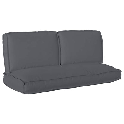 Set di Cuscini 3 pcs Antracite Tessuto Oxford